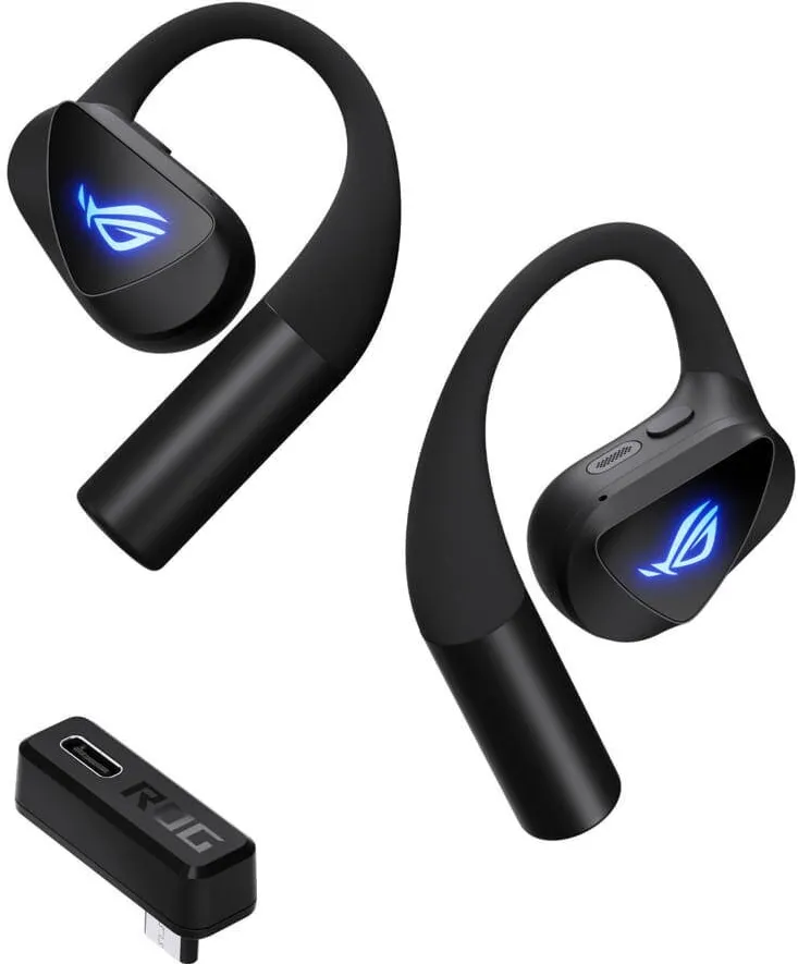 Casti In-Ear Asus Casti wireless Asus ROG Cetra Open, microfon, negru