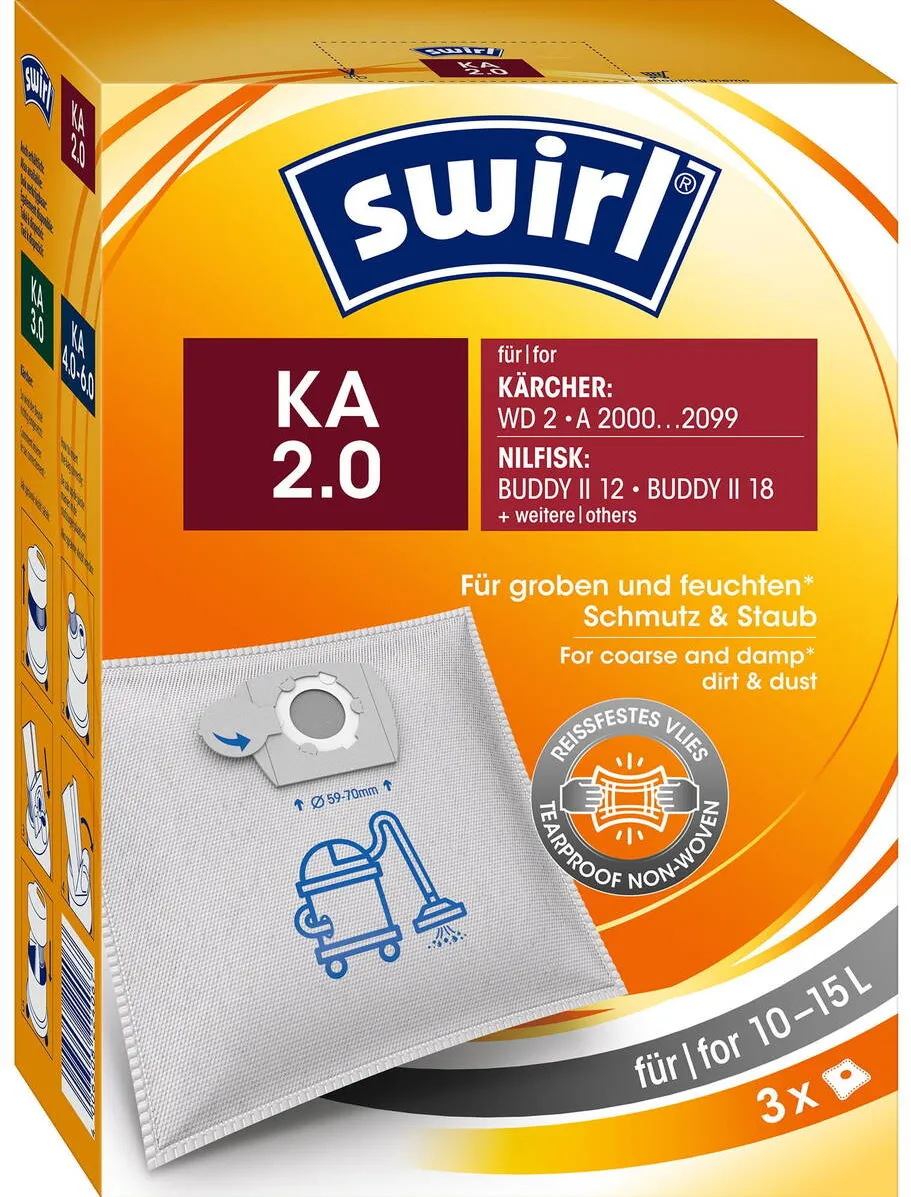 Saci aspirator Melitta KA 2.0 pentru Karcher/Nilfisk 10-15 litri