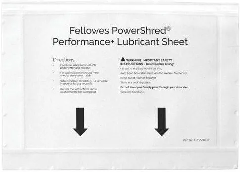 FELLOWES Aktenvernichter Ölblätter 10Stück