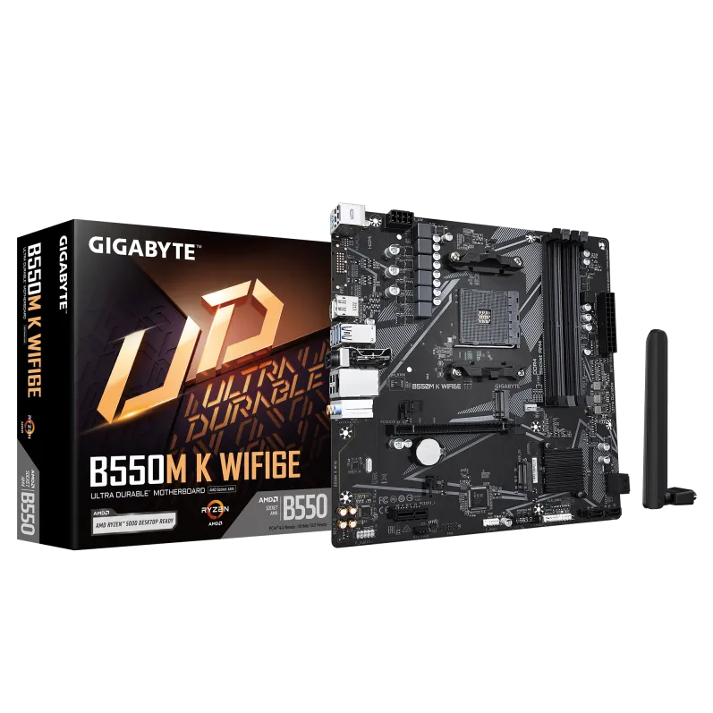 Placa de Baza GIGABYTE MB B550M K WIFI6E