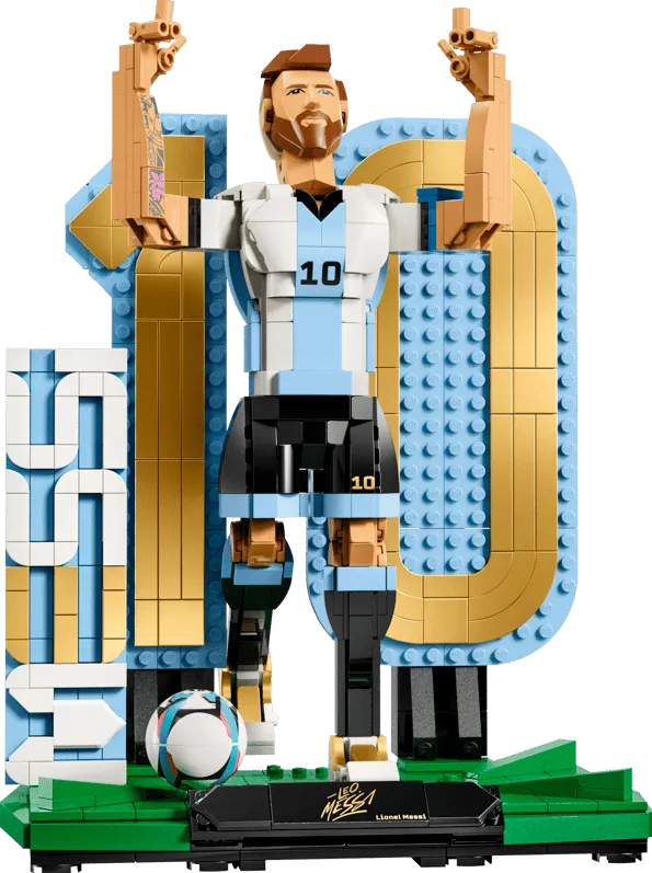 LEGO Editions 43015 Lionel Messi – Legenda a fotbalului