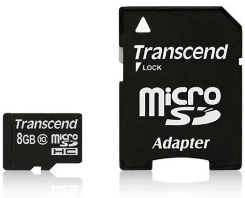 Card de Memorie Transcend Micro SDHC 8GB Class 10