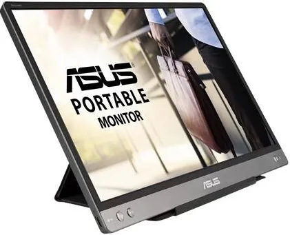 Monitor Asus Portabil ZenScreen MB14AC 14 inch 5 ms Argintiu 60 Hz