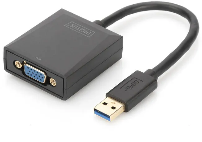 Adaptor Assmann USB 3.0 to VGA Adapter Input USB Output VGA