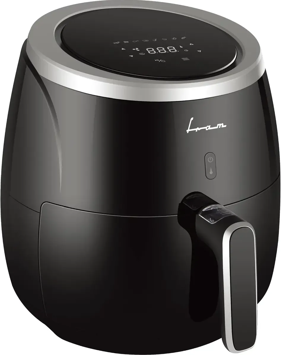 FRAM Friteuza cu aer cald FAF-MD2000BK, 2000W, 5L, control Touch, 80-200˚C, Negru