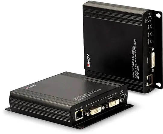 Lindy 140m Cat.6 DVI-D, USB, Audio & RS232 Extender
