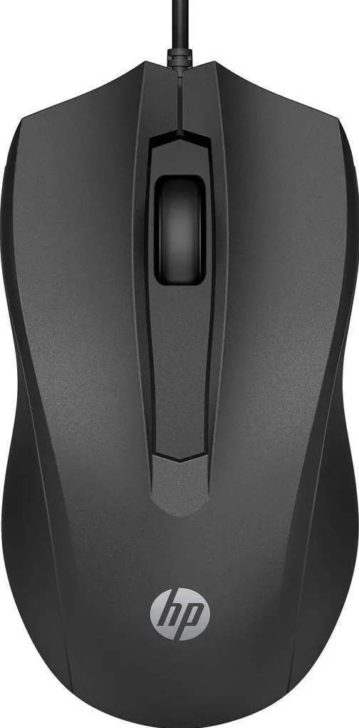 Mouse HP 100 WiRed Black