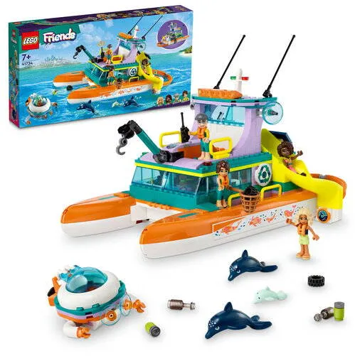 LEGO Friends Barca de salvare pe mare 41734