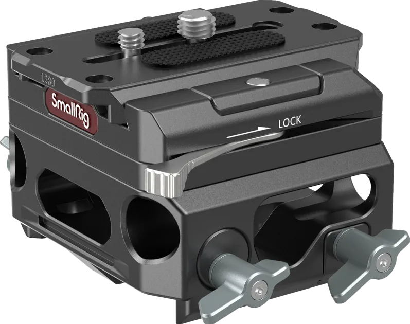 SmallRig 3067 Baseplate Lightweight with Dual 15mm Rod Clamp
