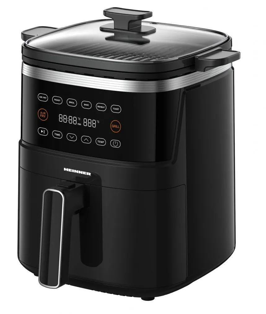 HEINNER Friteuza cu aer cald Fry&Grill HAFG-B5BK2600, 2600W, 5L, Negru