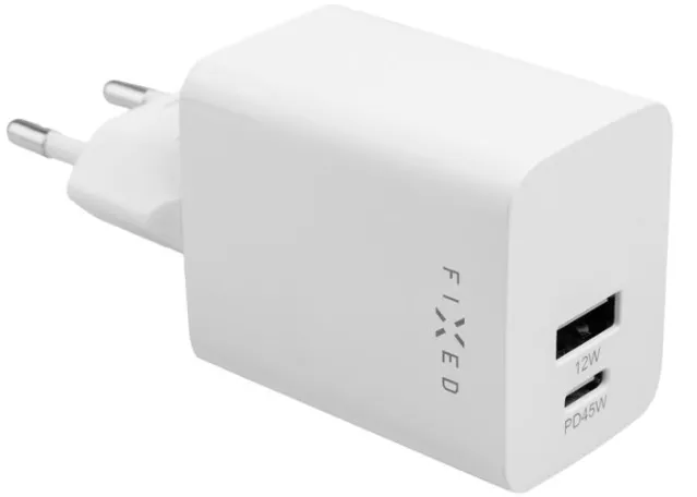 Fixed FIXED Mini USB-C/USB Travel Charger 45W, white