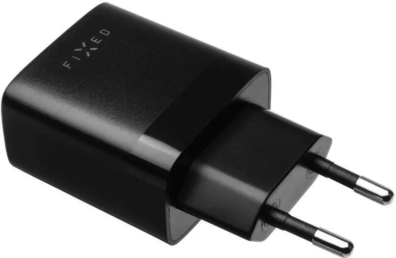 Fixed Dual USB Travel Charger 17W, Black