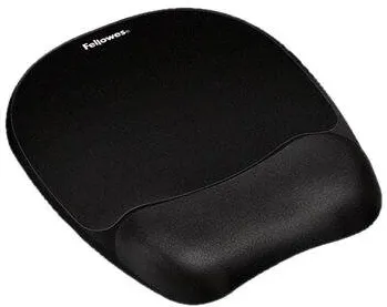 Mouse pad FELLOWES Foam with wrist support Memory Foam, black