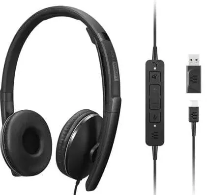 Casti Lenovo LNV Wired ANC Headset G2 Teams 4XD1M4562