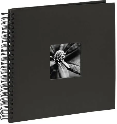 Rama foto HAMA Album foto HAMA Pegar Spiral 36x32cm 50 pagini Fine Art, negru