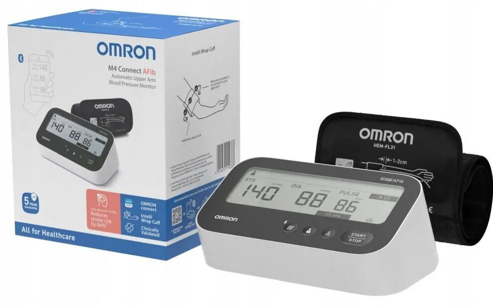 Omron M4 Connect AFib czarny