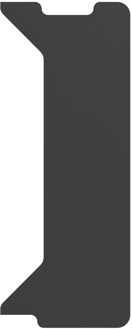 Birou Gaming Genesis Blat lateral pentru birou gaming Genesis, model Holm Modular, 30cm, negru, partea dreapta