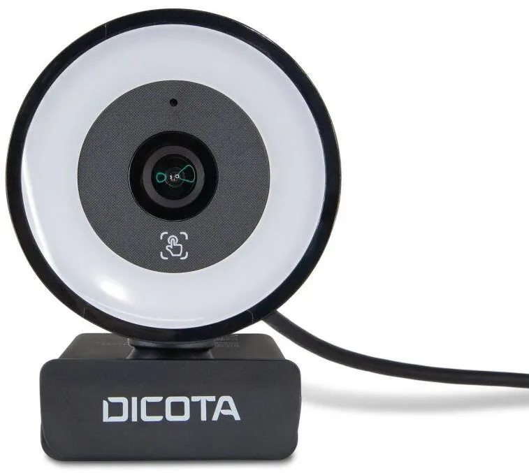 Camera Web DICOTA Webcam Ringlight 5MP black