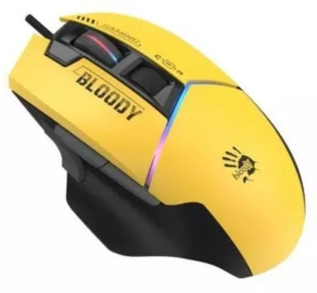 Mouse A4Tech gaming, Bloody Extra Fire RGB , USB Sports Lime, "W95Ultra Sports Lime", 4711421 002318
