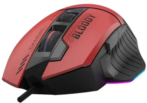 Mouse A4Tech gaming, Bloody Extra Fire RGB, USB Sports Red, "W95Ultra Sports Red"