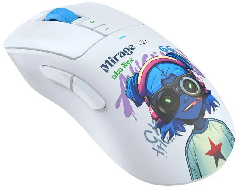 Mouse A4Tech gaming, Bloody WaveLink Full Speed Dual Mode Wireless Nyx Mirage, "R73Pro Nyx Mirage"