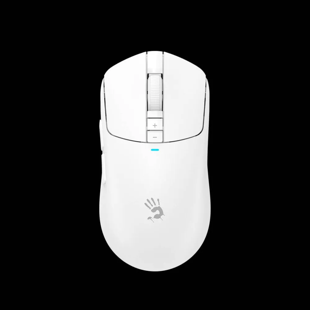 Mouse A4Tech gaming, BLOODY WAVELINK FULL SPEED, DUAL MODE WIRELESS USB WHITE TYPE-C , "R72Ultra White"