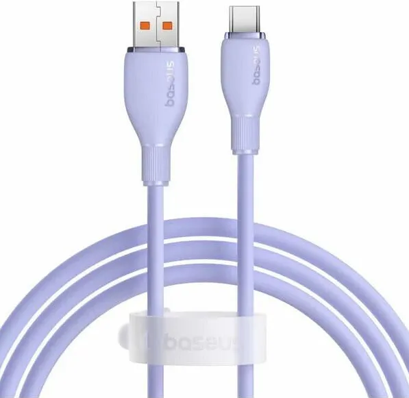 Baseus CABLU alimentare si date Pudding, Fast Charging Data Cable pt. smartphone, USB la USB Type-C 100W, 2m, violet "P10355703511-B4"- 6932172652920