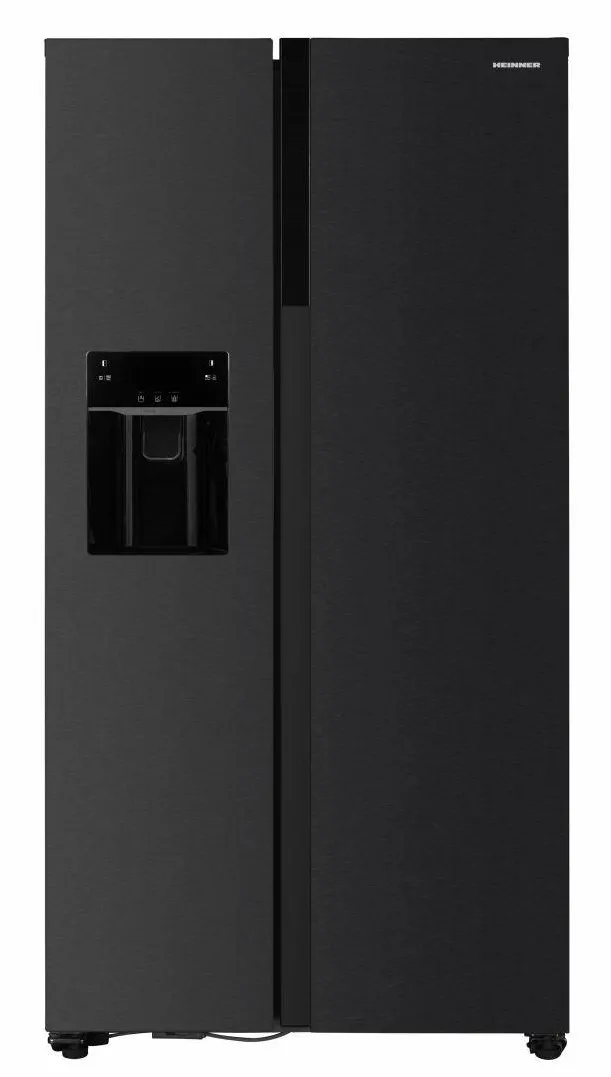 HEINNER SIde by side HSBS-HM513NFIMDXE++, Full No frost, compresor Inverter, dozator de apa si gheata, clasa E, 513L, Inox