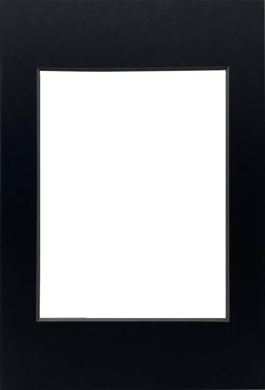 Passepartout FOCUS 40x50 cm pentru poze 30x40 cm negru cu miez negru
