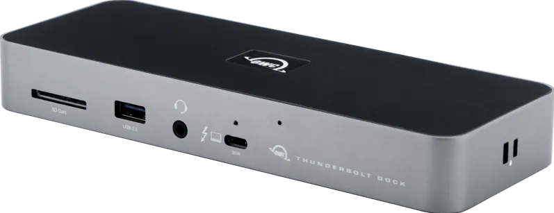 OWC Dock Thunderbolt 4 Dock - 11-Port f. Mac/Windows. Add 3 TB + 4 USB/Ethernet/audio + card reader