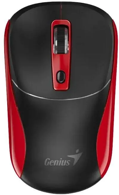 Mouse GENIUS "NX-7123, wireless, 2.4G, BlueEye, 1200 dpi, butoane/scroll 3/1, rosu, AAx1, "31030043402"