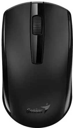 Mouse GENIUS "ECO-8100", PC sau NB, wireless 2.4GHz, optic, 1200 dpi, butoane/scroll 3/1, acumulator, negru, "31030046400" 4710268 262749