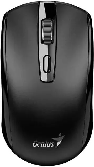 Mouse GENIUS "ECO-8150", PC sau NB, wireless 2.4GHz, optic, 1200 dpi, butoane/scroll 3/1, acumulator, buton Copilot, negru, "31030045400" 4710268 262589