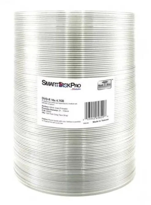 VERBATIM 69833 DVD-R 4.7GB 100PK wrap shiny silver