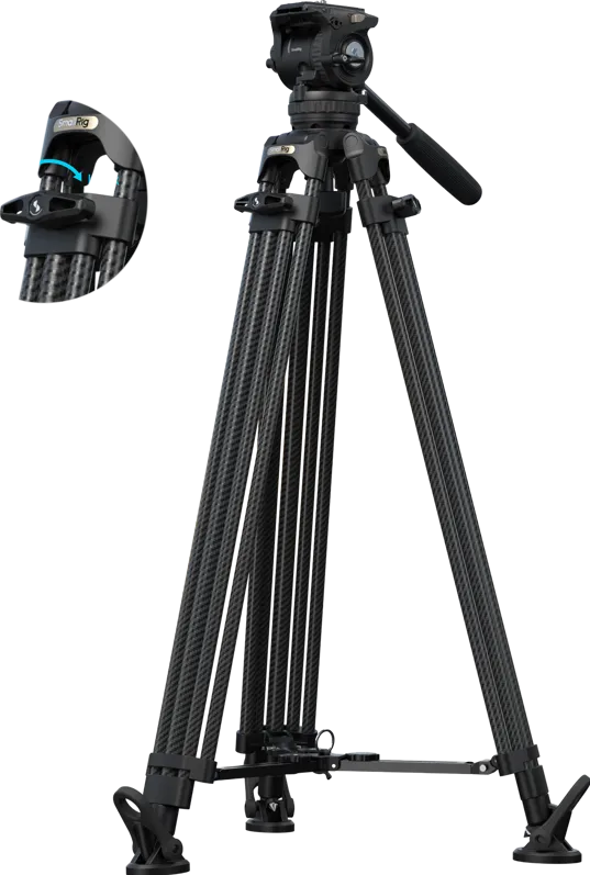 SmallRig 5580 FSD16 FreeSpeed Heavy-Duty Carbon Fiber Tripod