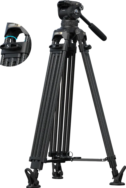 SmallRig 5578 FSD18 FreeSpeed Heavy-Duty Carbon Fiber Tripod