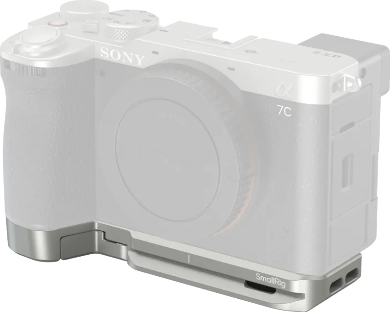 Placa de baza SmallRig 5482 cu slot AirTag pentru Sony A7C II / A7CR argintiu