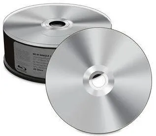 MediaRange BD-R 25GB, 6x speed, shiny silver, unprinted/blank, wide sputtered, Cake 25
