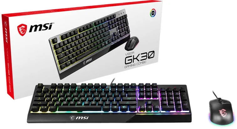 Kit Periferice MSI Gaming Vigor GK30 Combo