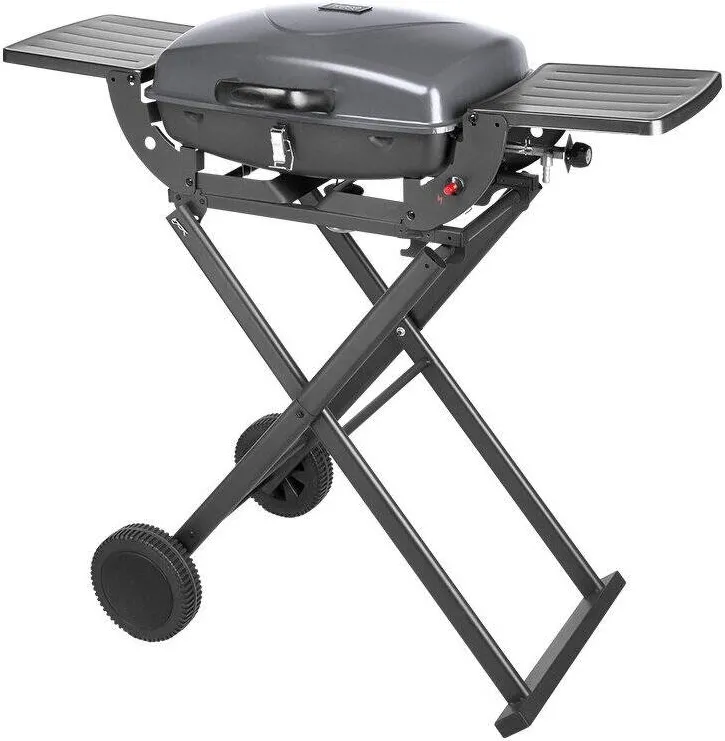 teesa Gratar Portabil TSA0150, 1 Arzator, Gaz BBQ-1000, 3600 W, Pliabil (Negru)