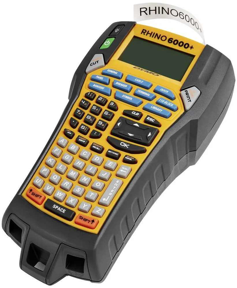 Imprimanta termica Dymo Rhino 6000+ im stabilen Hartschalenkoffer