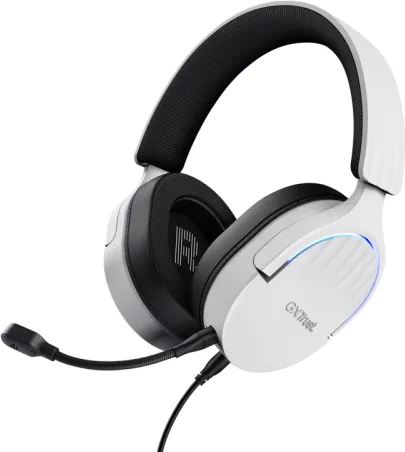 Casti Over-Head TRUST cu microfon GXT 490 Fayzo, USB-A, White