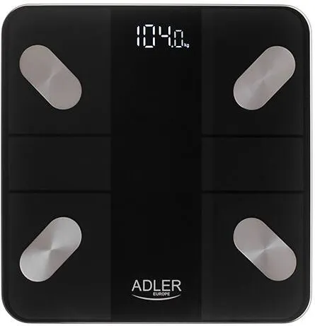 Adler Electronic bathroom scale Adler AD 8186 Black
