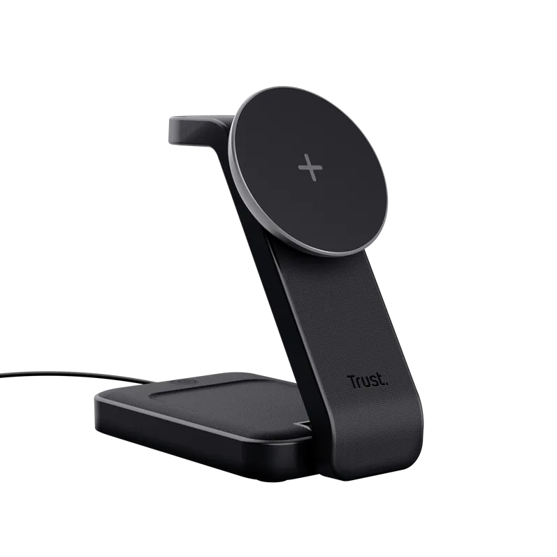 TRUST Stand de incarcare 3-in-1 Viro Negru