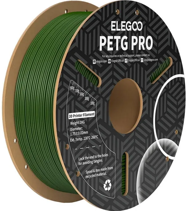 Elegoo PETG Pro Filament (verde masliniu)
