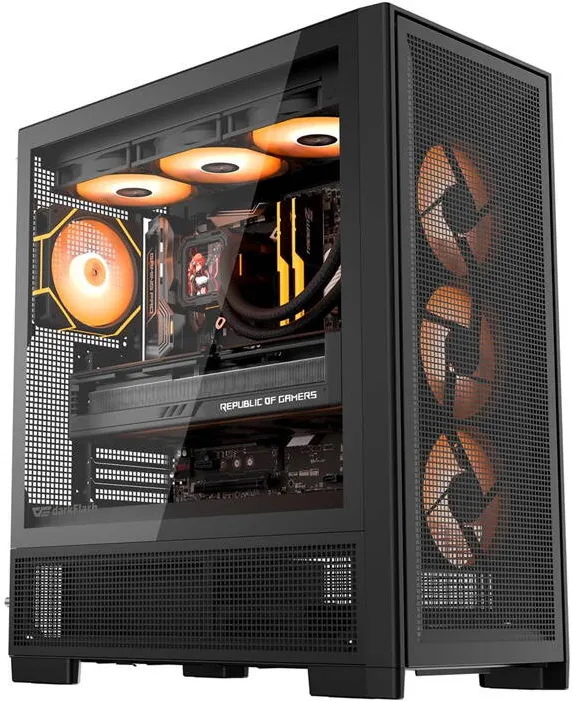 Carcasa PC Darkflash DarkFlash computer case AIRNOVA Black (+3 fans)