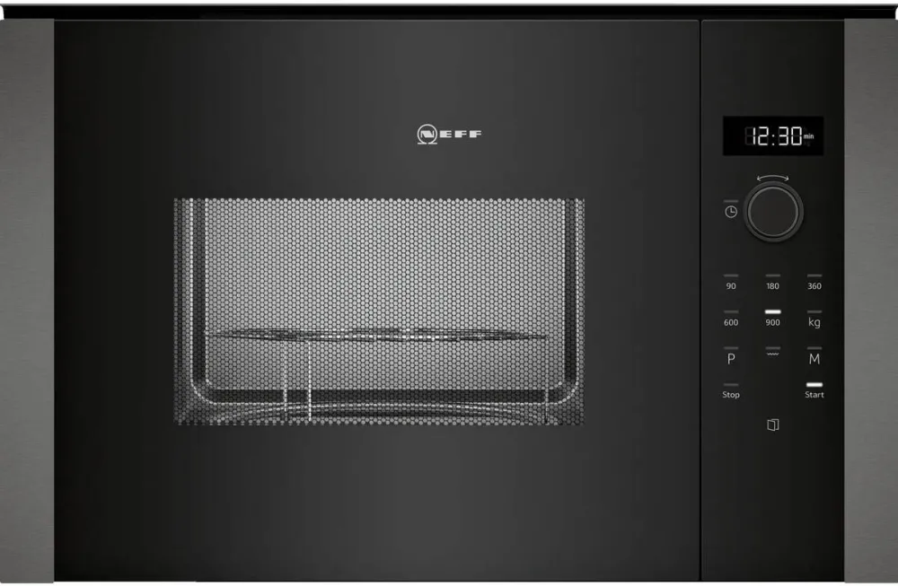 Cuptor cu Microunde Neff Cuptor cu microunde Incorporabil NEFF HLAGD53G0 59x38cm 900W Afisaj LED Graphite-Grey