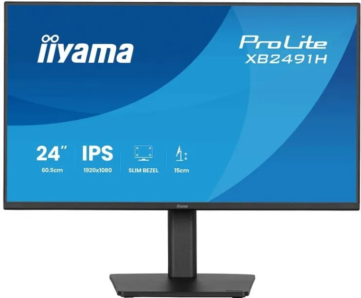 Monitor IIyama LED Iiyama ProLite 23.8", Full HD 1920x1080, 120 Hz, Negru