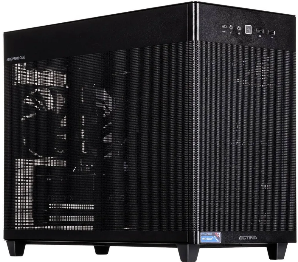 Sistem desktop Actina 5901443440628 AMD Ryzen 5 5600GT 16 GB DDR4-SDRAM 512 GB SSD Mini Tower Black