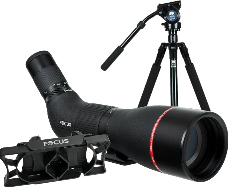 FOCUS OPTICS Kit Focus Optimum 30-60x85 V2 v Sirui R2004+VH10 + Digi ad